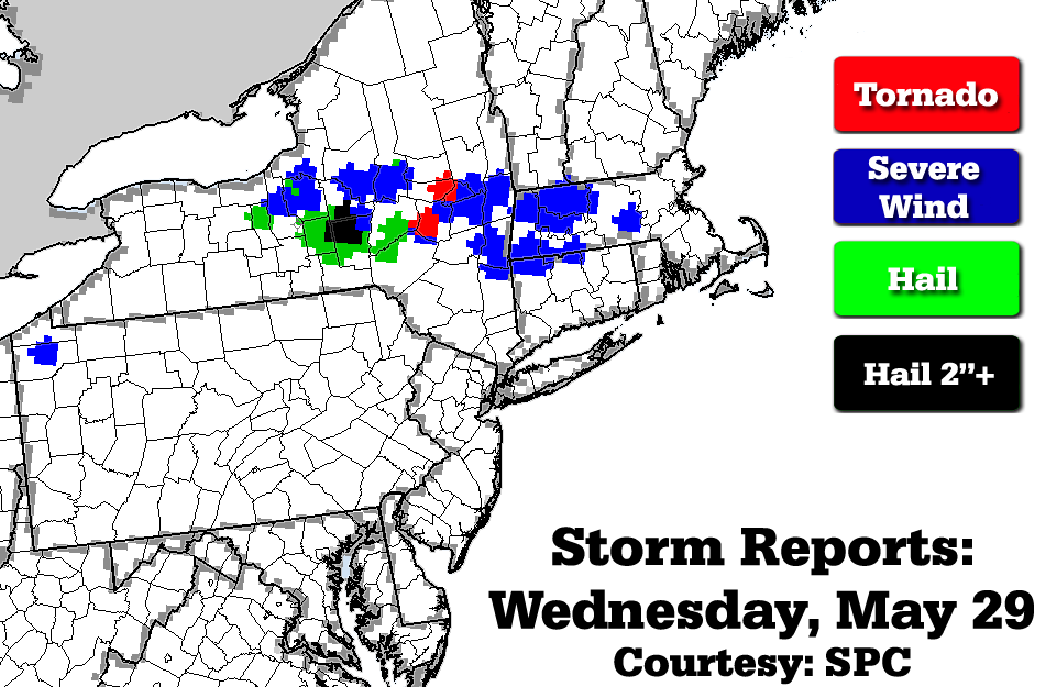 Tornadoes In New York: May 29th, 2013 – Meteorologist Quincy Vagell